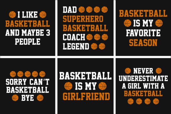 Basketball Sports Typography SVG: Graphics & Crafts