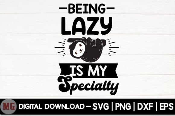 Being Lazy is My Specialty: Sloth SVG Graphics & Crafts