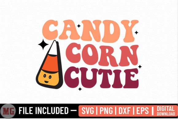 Candy Corn Cutie - Halloween SVG for Crafts and Graphics