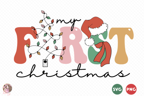 My First Christmas SVG PNG: Graphics and Crafts for Branding