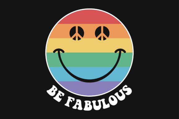 Smile Pride LGBT Gay SVG T-shirt Graphics & Crafts