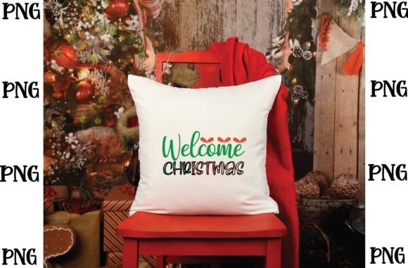 Welcome Christmas Sublimation Svg: Graphics & Crafts Design