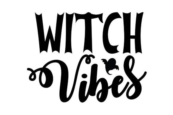 Witch Vibes Svg T-Shirt Design: Graphics & Crafts